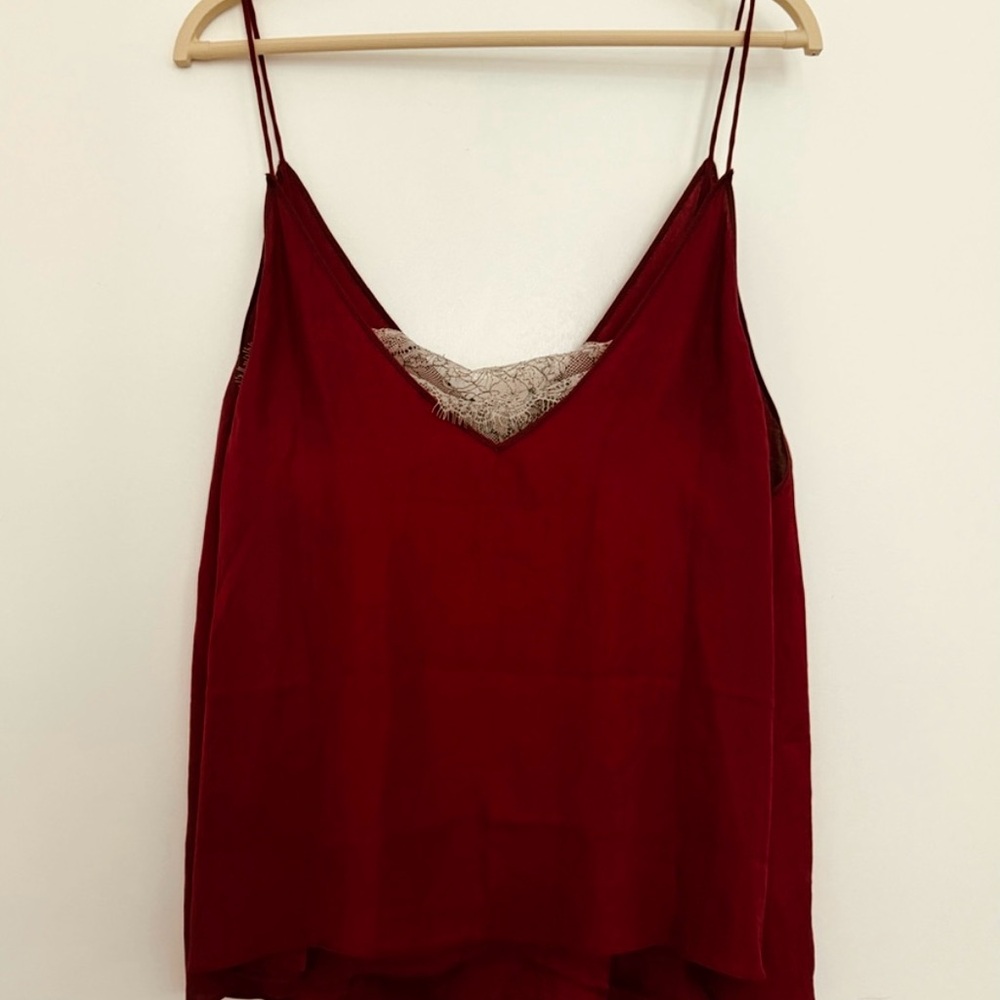 Free People Burgundy Top NWOT - Picture 5 of 6